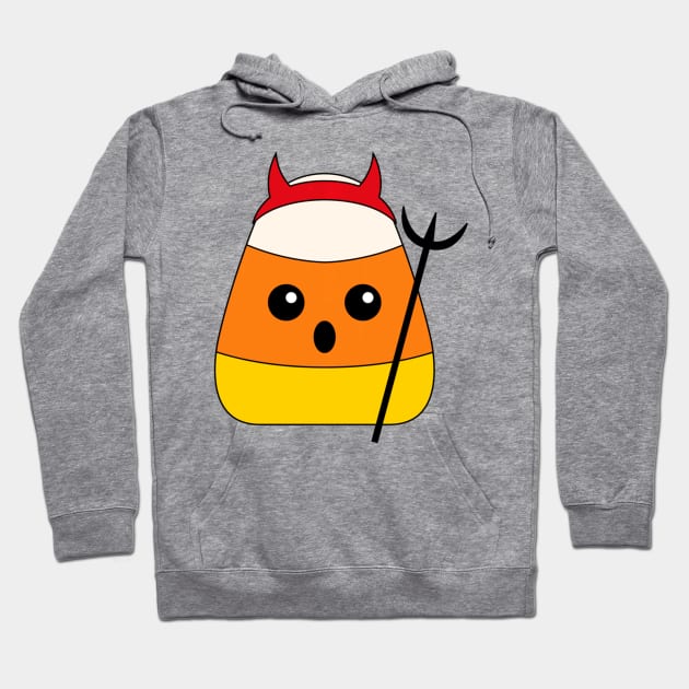 Devil Candy Corn Costume Halloween Puns Are So Corny Hoodie by martinyualiso